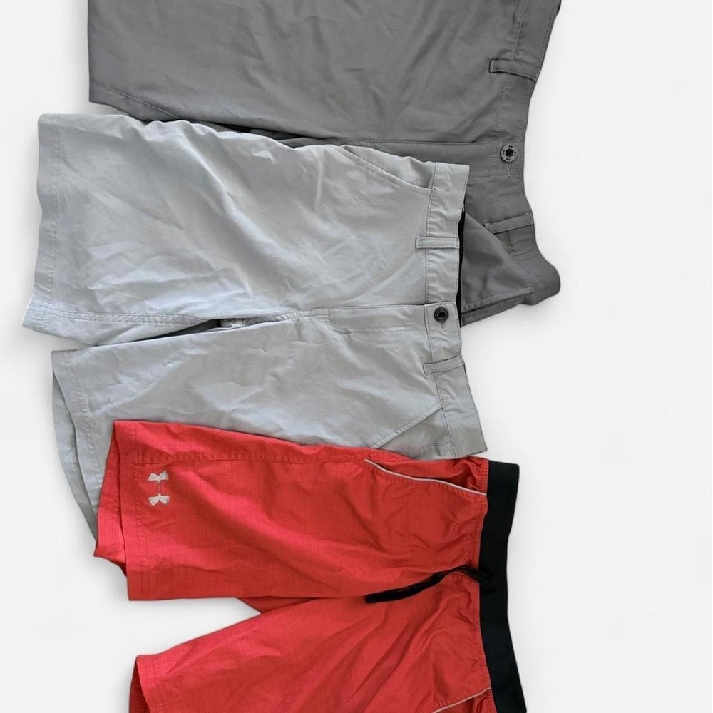 Boys' Athletic Gym Sports Casual School Shorts Sz Youth Large Bundle (Lot of 3)